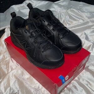 New Balance Men's Extra Wide Black Sneakers